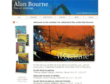 Tablet Screenshot of alanbourne.com